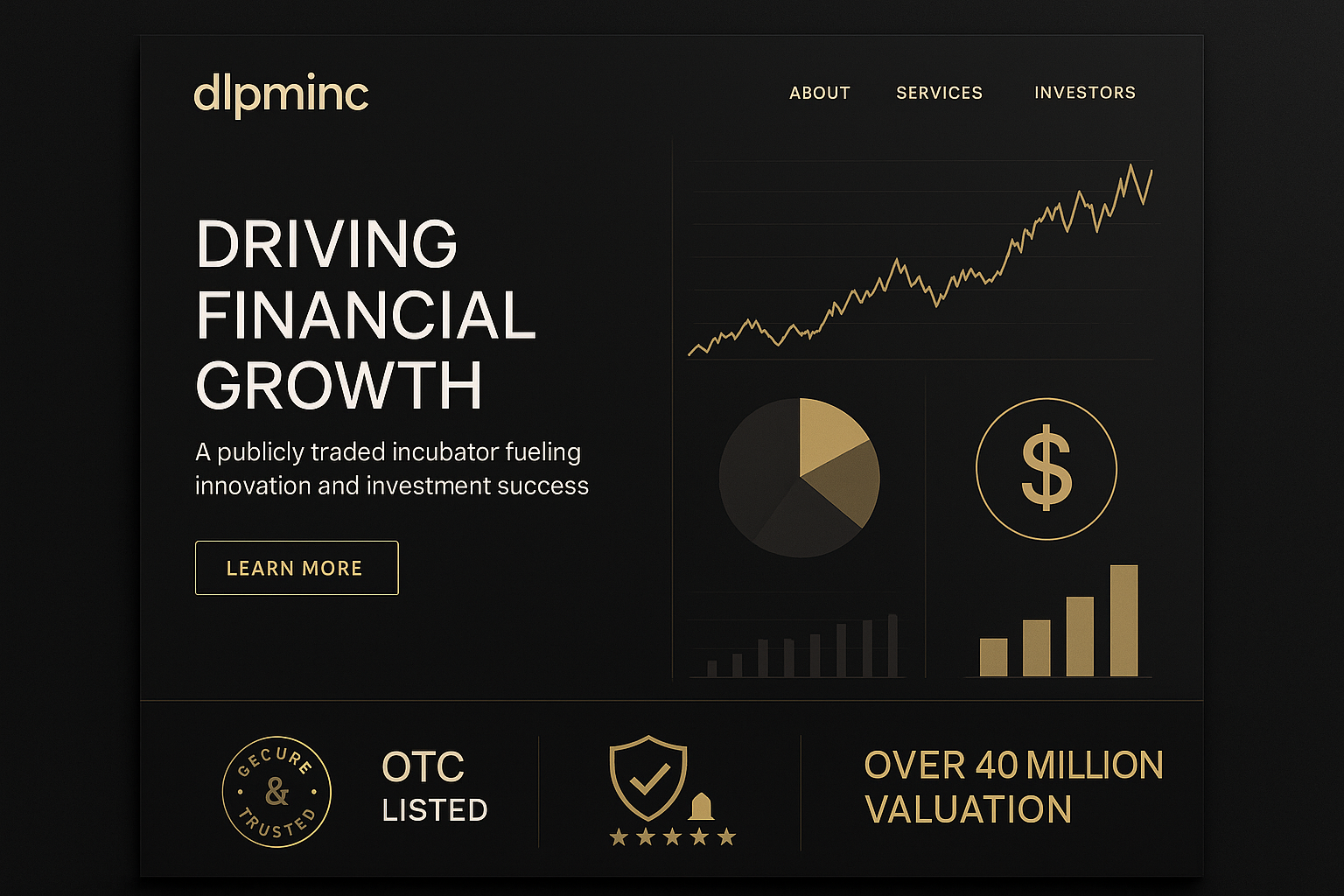 dlpminc.com website mockup