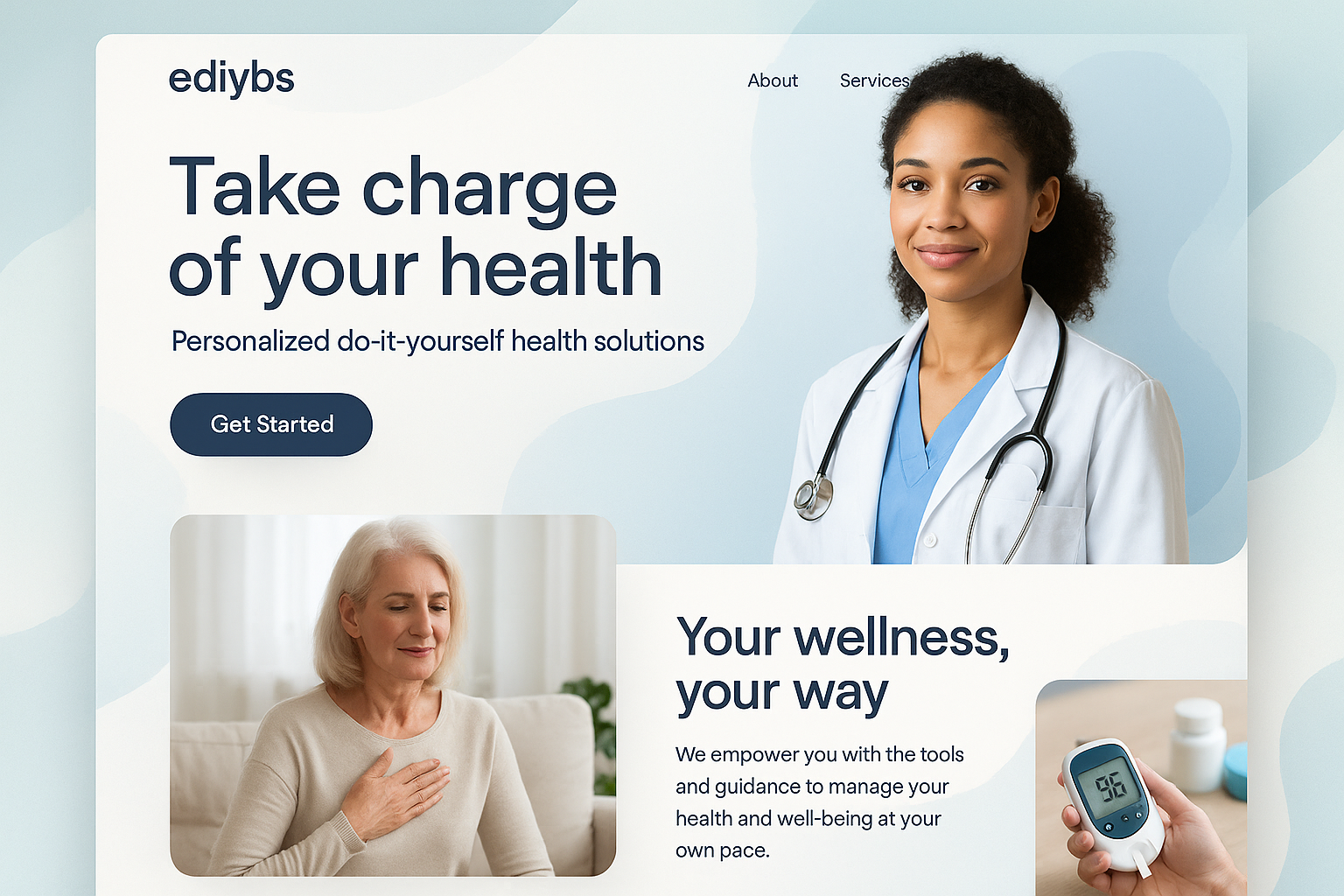 ediybs.com website mockup