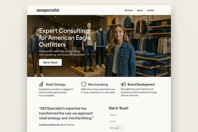 aeospecialist.com screenshot