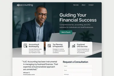 ajcaccounting.com screenshot