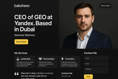 baksheev.com screenshot