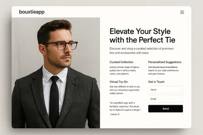 bouxtieapp.com screenshot
