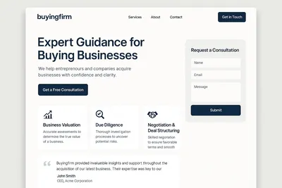buyingfirm.com screenshot