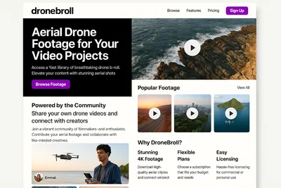 dronebroll.com screenshot