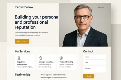 fredwitherow.com screenshot