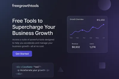 freegrowthtools.com screenshot