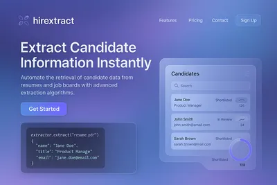 hirextract.com screenshot