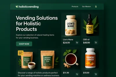 holisticvending.com screenshot