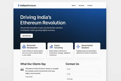 indiasethereum.com screenshot