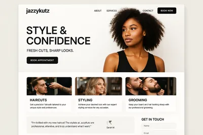 jazzykutz.com screenshot
