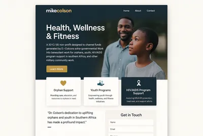 mikecolson.com screenshot