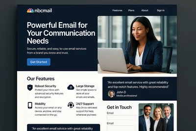 nbcmail.com screenshot