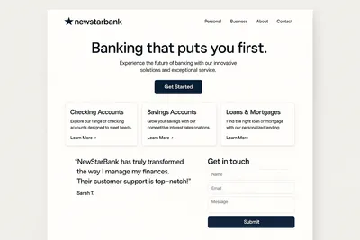 newstarbank.com screenshot
