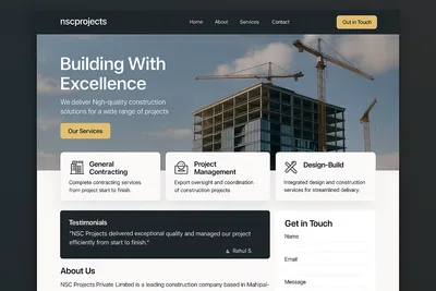 nscprojects.com screenshot