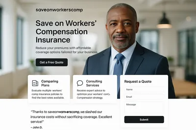 saveonworkerscomp.com screenshot