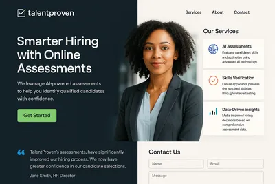 talentproven.com screenshot
