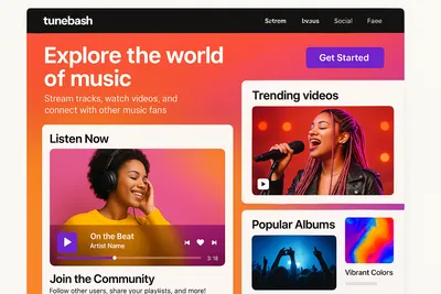 tunebash.com screenshot