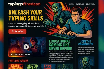 typingofthedead.com screenshot