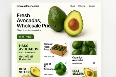 wholesaleavocados.com screenshot