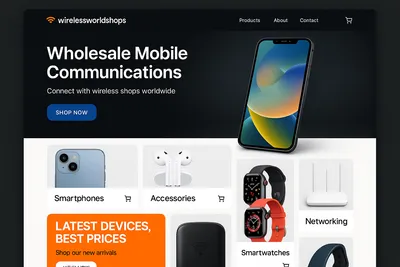 wirelessworldshops.com screenshot